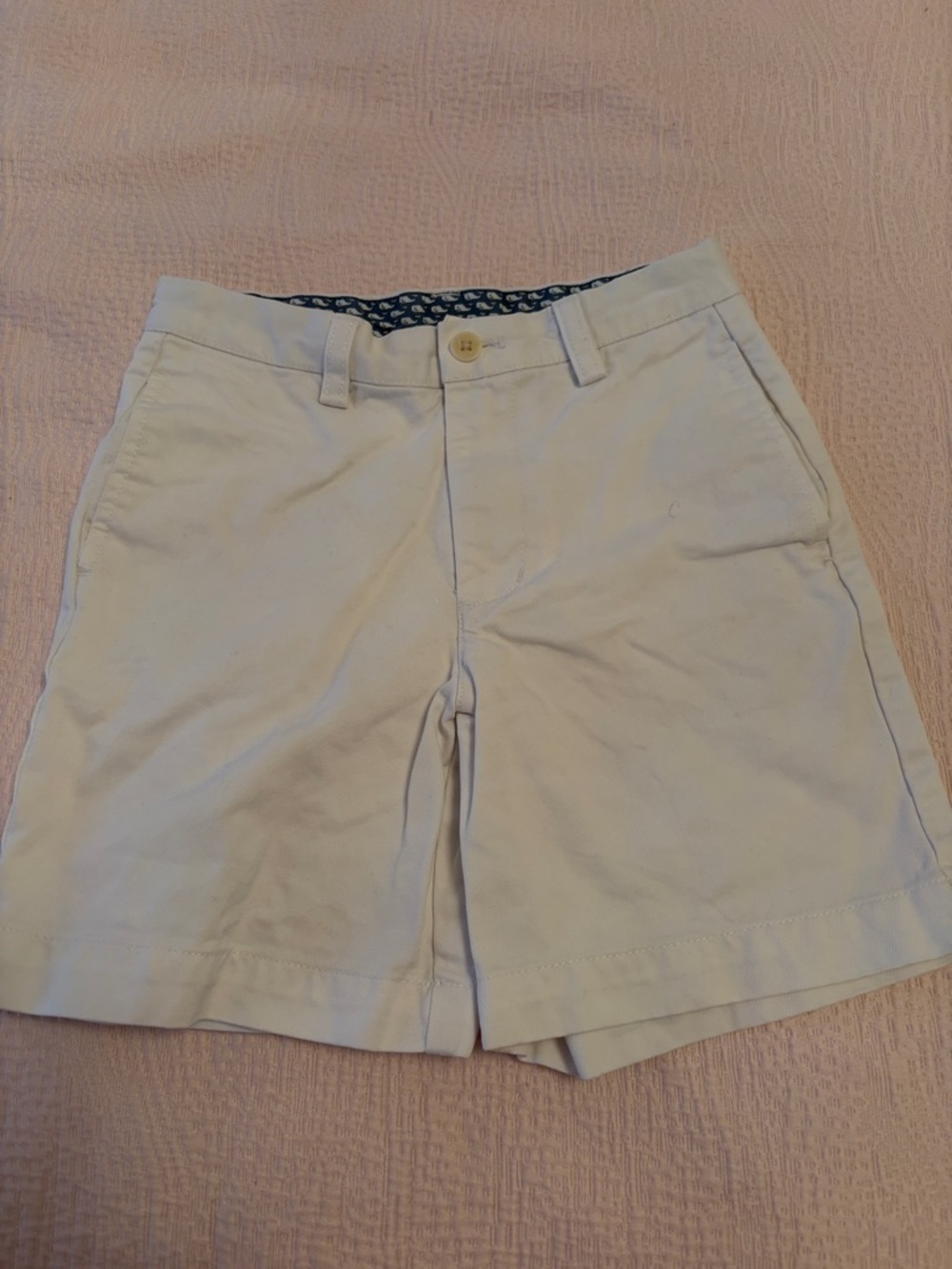 Vineyard Vines White Boys Chino Shorts 6